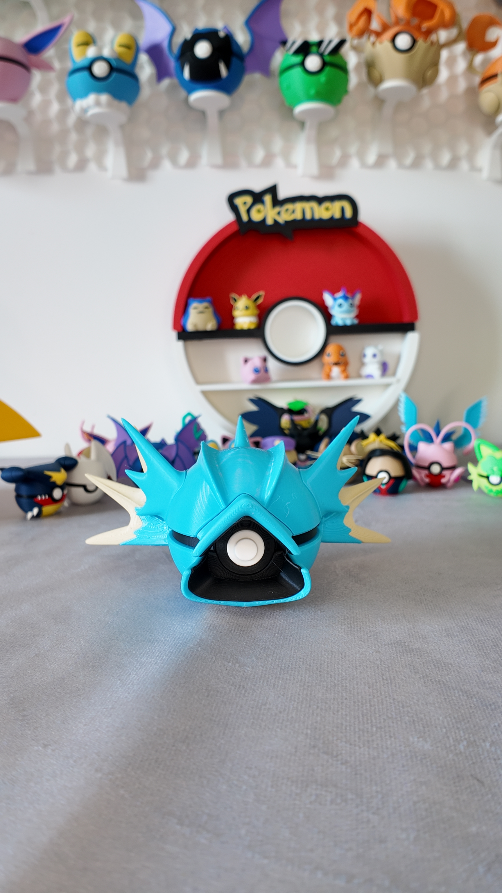 Seadra Figure 3D Printed | Pokemon Inspired Collectible | Water Type Figurine | Anime Fan Gift | Desk Decor | Display Figure #0117