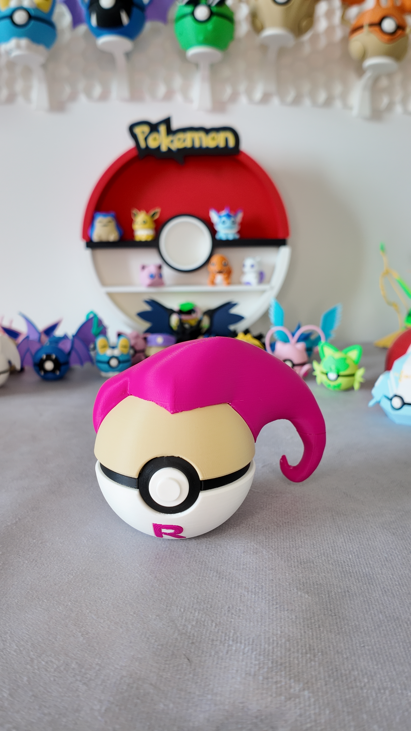 Jessie Team Rocket Figure 3D Printed | Pokemon Inspired Collectible | Anime Villain Figurine | Anime Fan Gift | Desk Decor | Display Figure